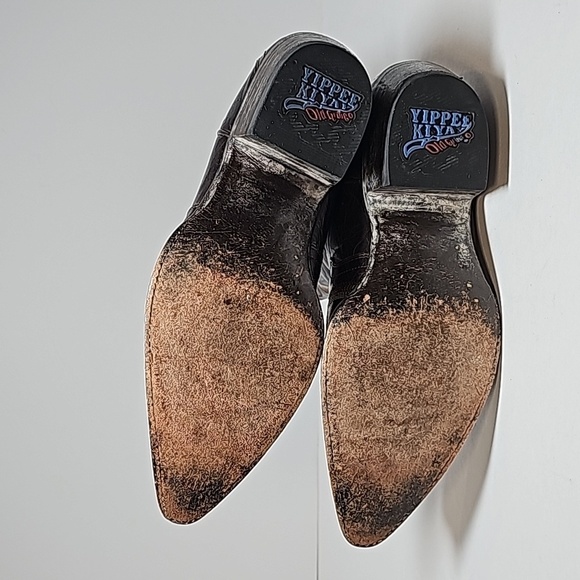 Yippee Ki Yay Old Gringo Celeste Remaster Western Boot Cowgirl Cowboy 6.5 B - Picture 12 of 14